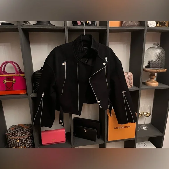 Zara Women's Black wool Jacket - Picture 2 of 10